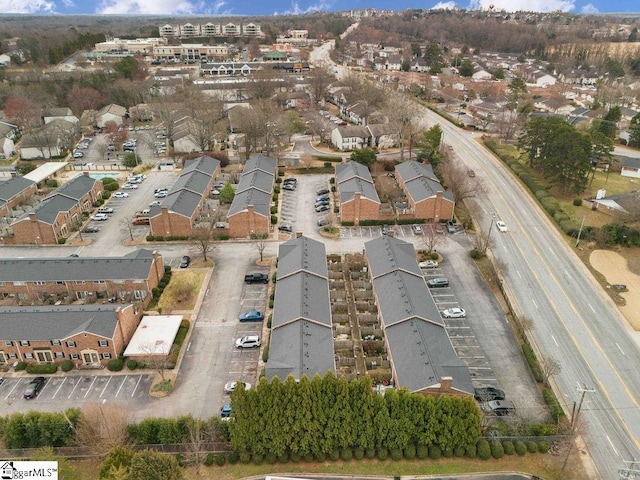 bird's eye view featuring a residential view