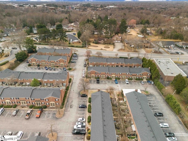 birds eye view of property featuring a residential view