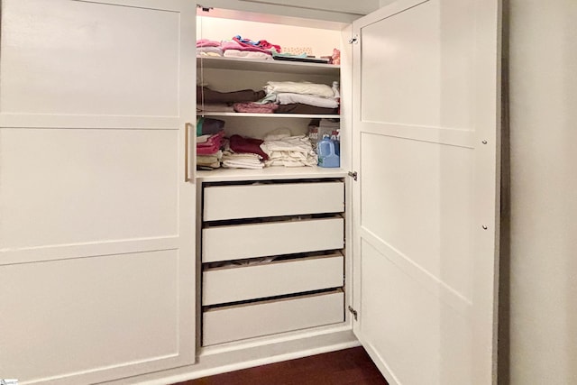 view of closet