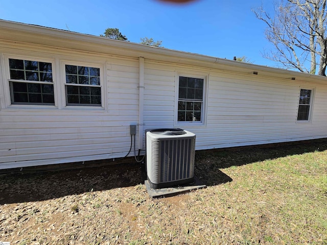 view of property exterior featuring cooling unit