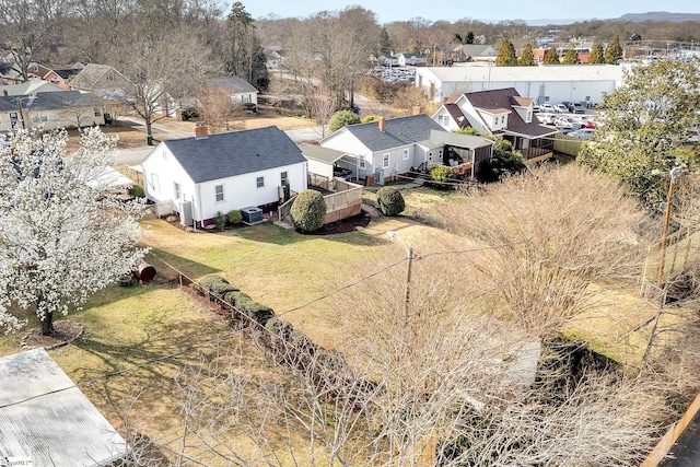 drone / aerial view featuring a residential view