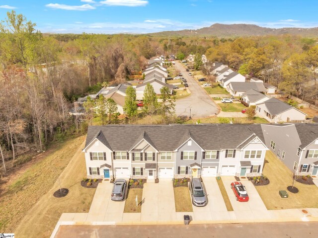 414 Hargrove Ct, Greenville, SC 29617 - drone / aerial view featuring a residential view and a view of trees