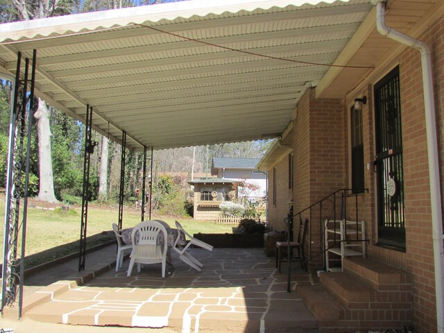 view of patio