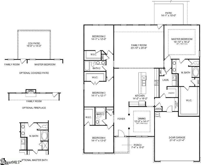 213 Rolling Waters Dr Lot 63, Greenville, SC 29605 - floor plan