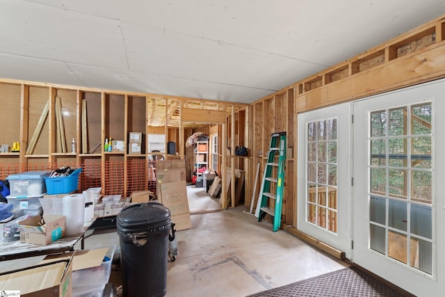 miscellaneous room featuring concrete floors