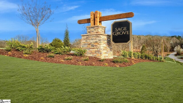 1398 Chamomile Ct Lot 0126, Lyman, SC 29365 - community / neighborhood sign featuring a lawn