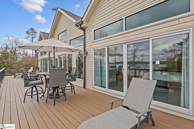 145 Brady Dr, Anderson, SC 29626 - deck with outdoor dining area