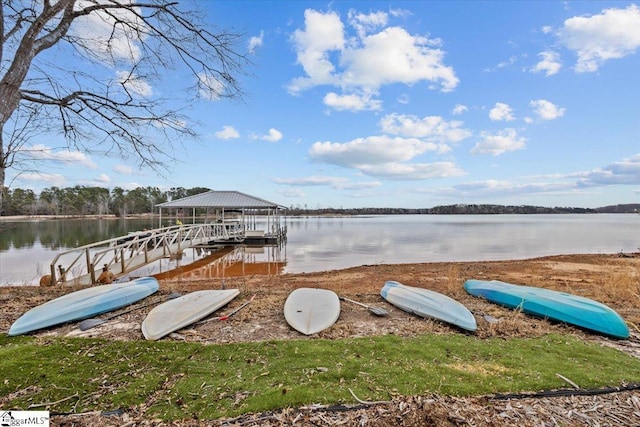 145 Brady Dr, Anderson, SC 29626 - dock area featuring a water view