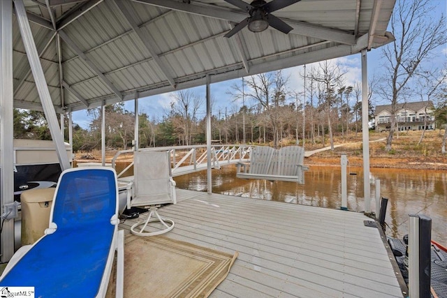 145 Brady Dr, Anderson, SC 29626 - view of dock featuring a water view