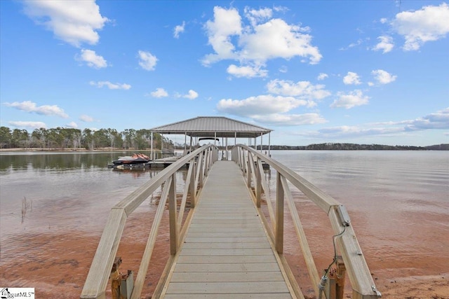 145 Brady Dr, Anderson, SC 29626 - dock area featuring a water view