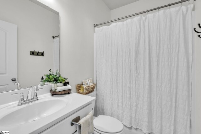 504 Reedy Springs Ln, Greenville, SC 29605 - bathroom featuring toilet and vanity