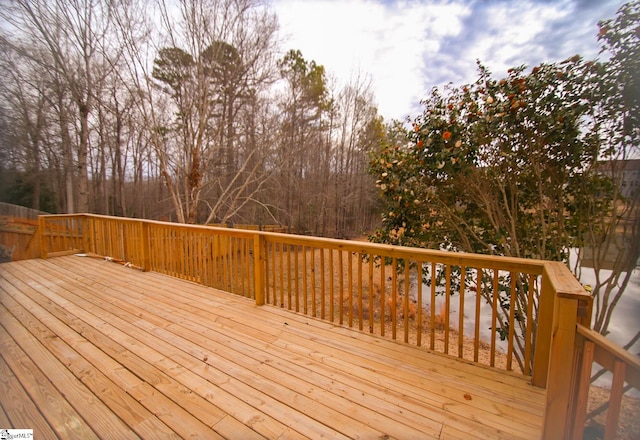 view of deck