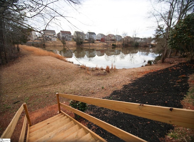 view of water feature