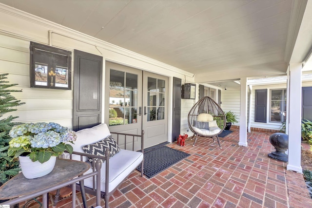 view of patio / terrace with french doors