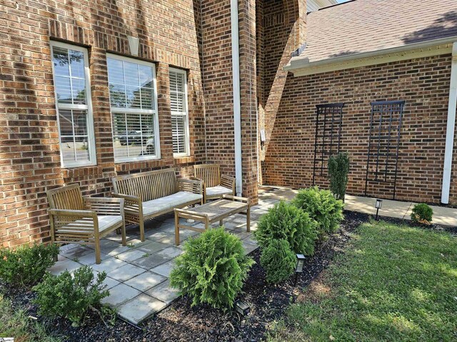 view of patio / terrace featuring outdoor lounge area