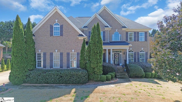 view of front of property with brick siding