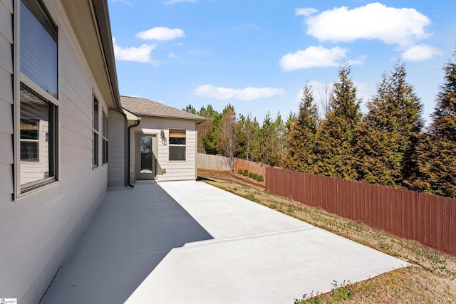 view of patio with fence private yard