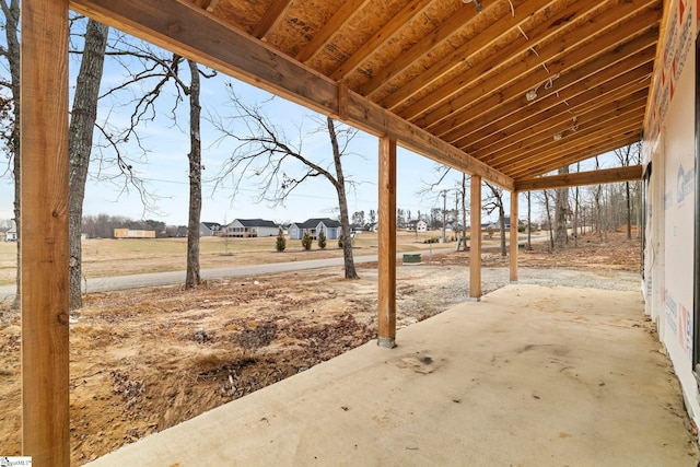 view of patio / terrace with a residential view