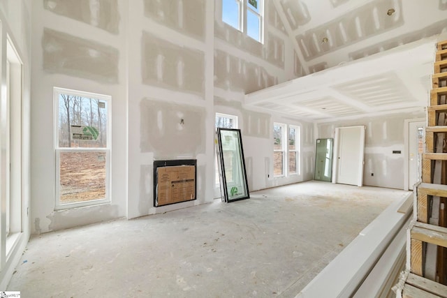 view of unfurnished living room