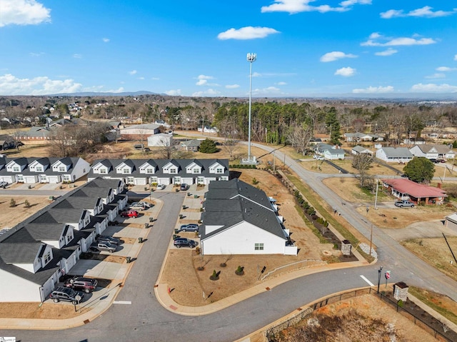 drone / aerial view featuring a residential view