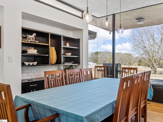 145 Dickson Rd, Campobello, SC 29322 - dining space featuring wood finished floors