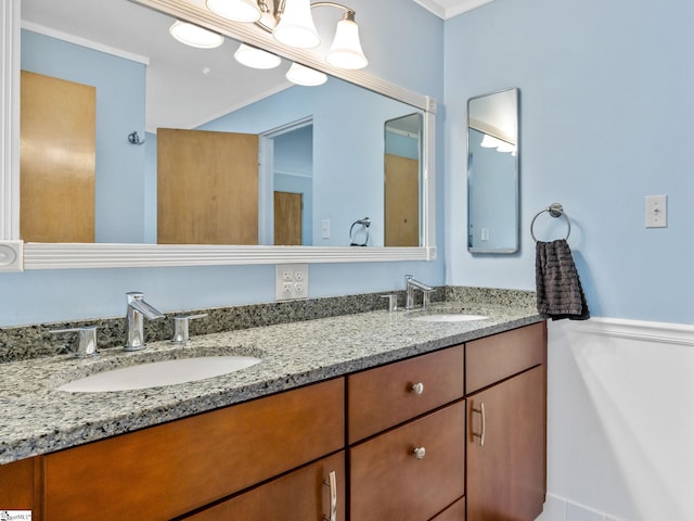 145 Dickson Rd, Campobello, SC 29322 - full bath with double vanity and a sink