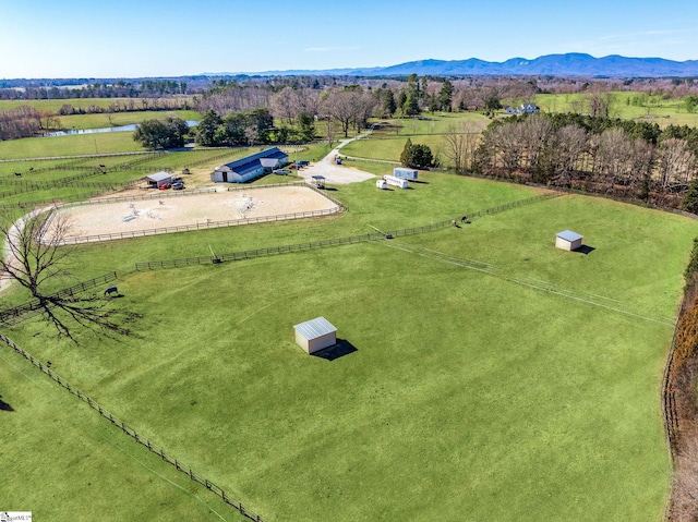 145 Dickson Rd, Campobello, SC 29322 - bird's eye view featuring a rural view and a mountain view