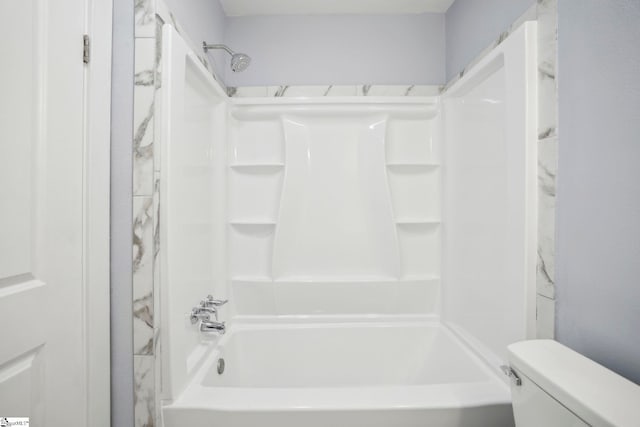 222 Poplar St, Gaffney, SC 29341 - full bathroom featuring toilet and shower / washtub combination