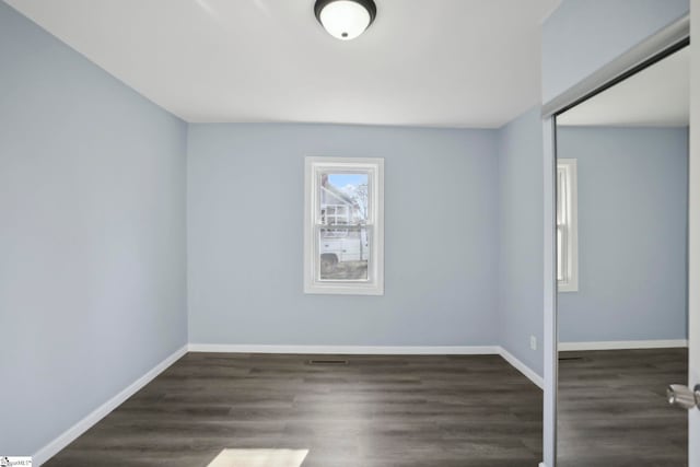 222 Poplar St, Gaffney, SC 29341 - unfurnished room featuring baseboards and wood finished floors