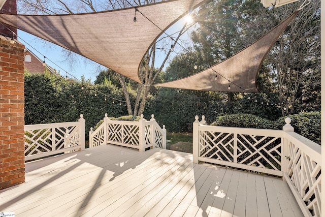 view of deck