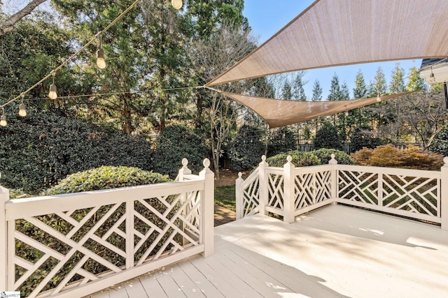 view of deck