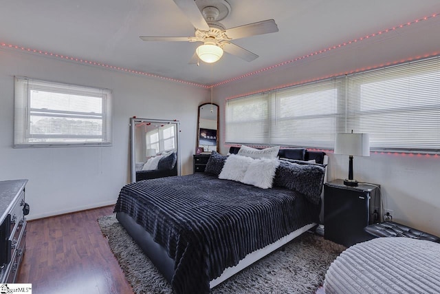 129 Canty Way, Gaffney, SC 29341 - bedroom featuring ceiling fan and wood finished floors