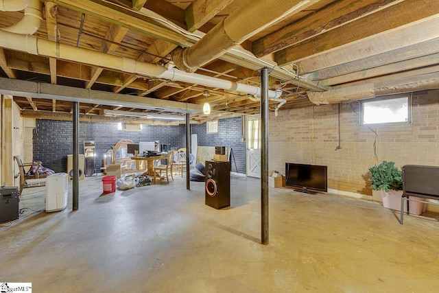 129 Canty Way, Gaffney, SC 29341 - below grade area with brick wall