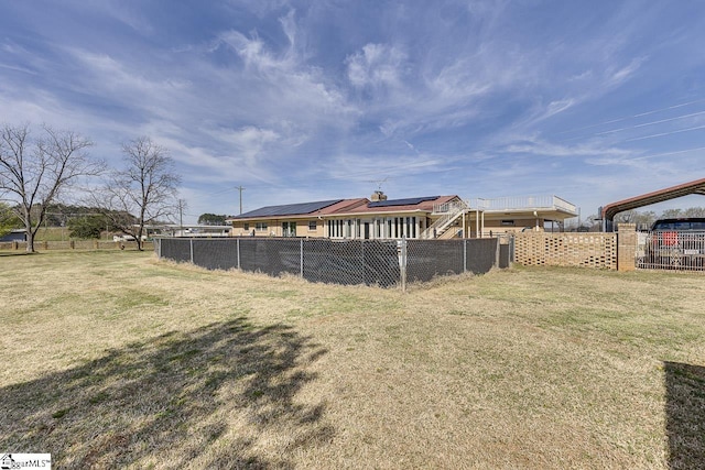 129 Canty Way, Gaffney, SC 29341 - view of yard with a fenced backyard