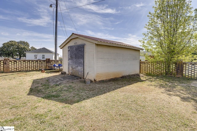 129 Canty Way, Gaffney, SC 29341 - view of shed with fence private yard