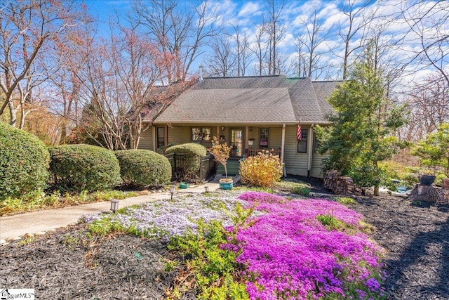 view of front of house with a porch