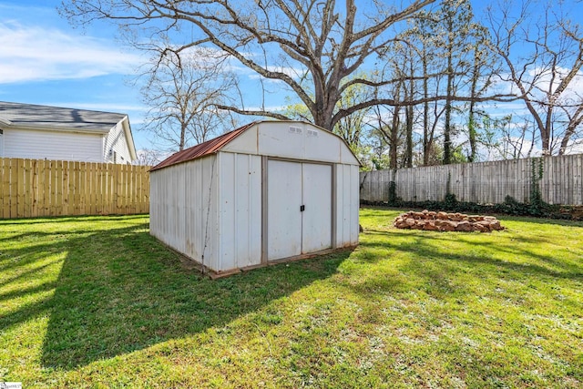 510 N Franklin Rd, Greenville, SC 29609 - view of shed featuring a fenced backyard
