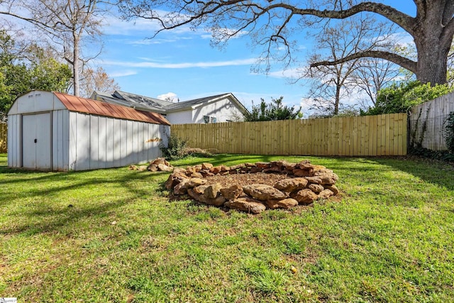 510 N Franklin Rd, Greenville, SC 29609 - view of yard with a storage shed, an outdoor structure, and fence