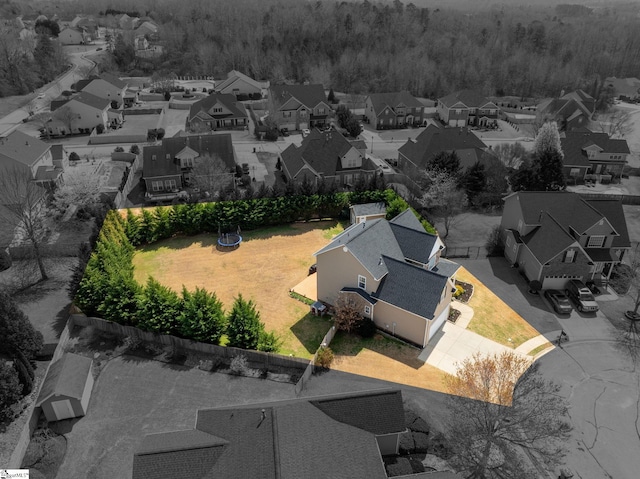 39 Santee Ct, Simpsonville, SC 29680 - birds eye view of property featuring a residential view