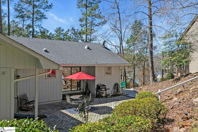545 Long Reach Dr, Salem, SC 29676 - rear view of property with a patio area and roof with shingles