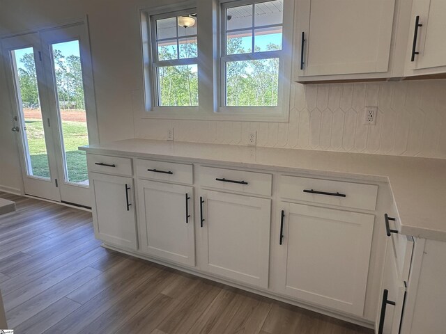 127 Hunter Ridge Dr Lot 75, Boiling Springs, SC 29316 - kitchen featuring light countertops, white cabinets, and wood finished floors