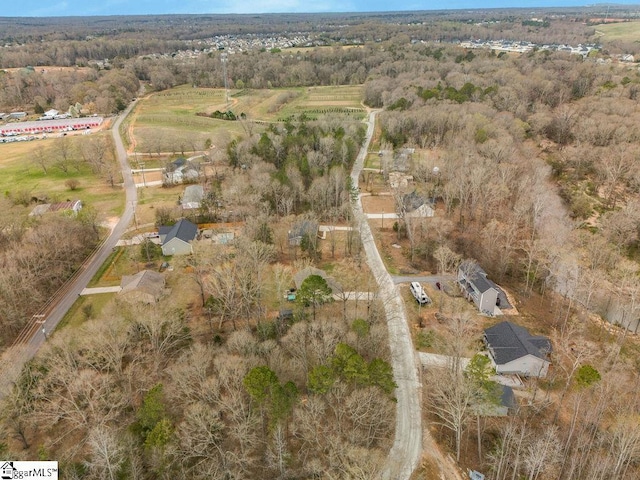 139 Randolph Ct, Woodruff, SC 29388 - drone / aerial view featuring a view of trees