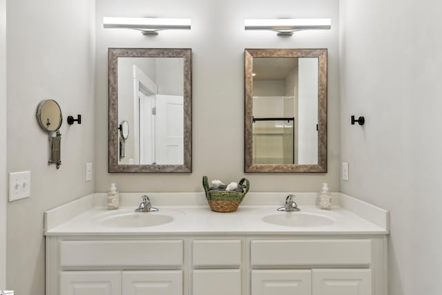 31 Creekhaven Ln, Taylors, SC 29687 - bathroom with double vanity and a sink