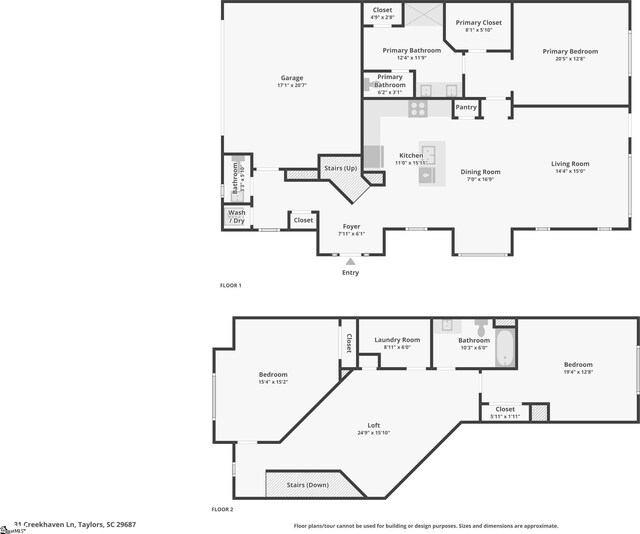 31 Creekhaven Ln, Taylors, SC 29687 - plan
