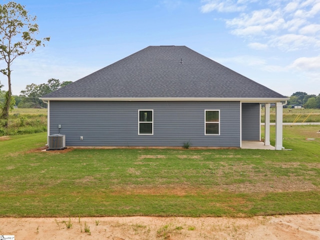 200 Clinkscales Rd Lot 37, Anderson, SC 29624 - rear view of property featuring a lawn, roof with shingles, and a patio area