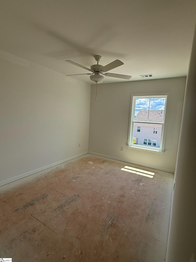 35 Leander Dr, Greer, SC 29651 - empty room with ceiling fan and baseboards
