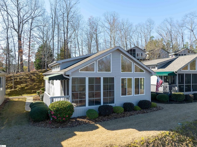 1230 Melton Rd Unit 101, West Union, SC 29696 - view of side of home featuring a sunroom