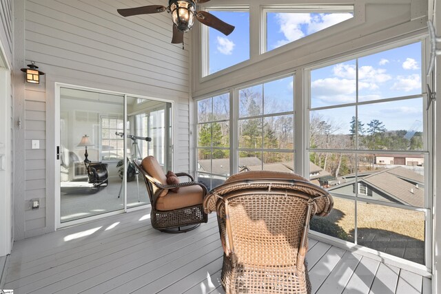 1230 Melton Rd Unit 101, West Union, SC 29696 - sunroom / solarium featuring ceiling fan and a wealth of natural light