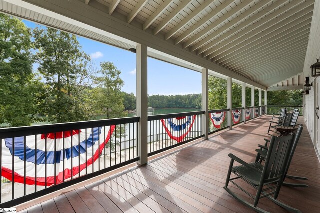 1230 Melton Rd Unit 101, West Union, SC 29696 - view of wooden deck