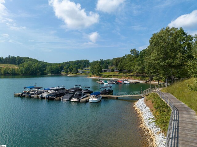 1230 Melton Rd Unit 101, West Union, SC 29696 - property view of water featuring a floating dock